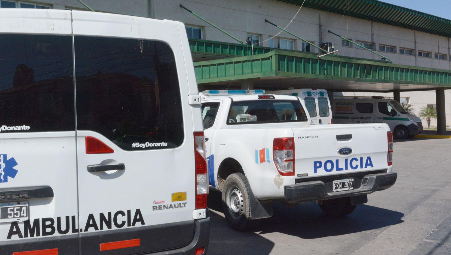 El policía fue internado anoche