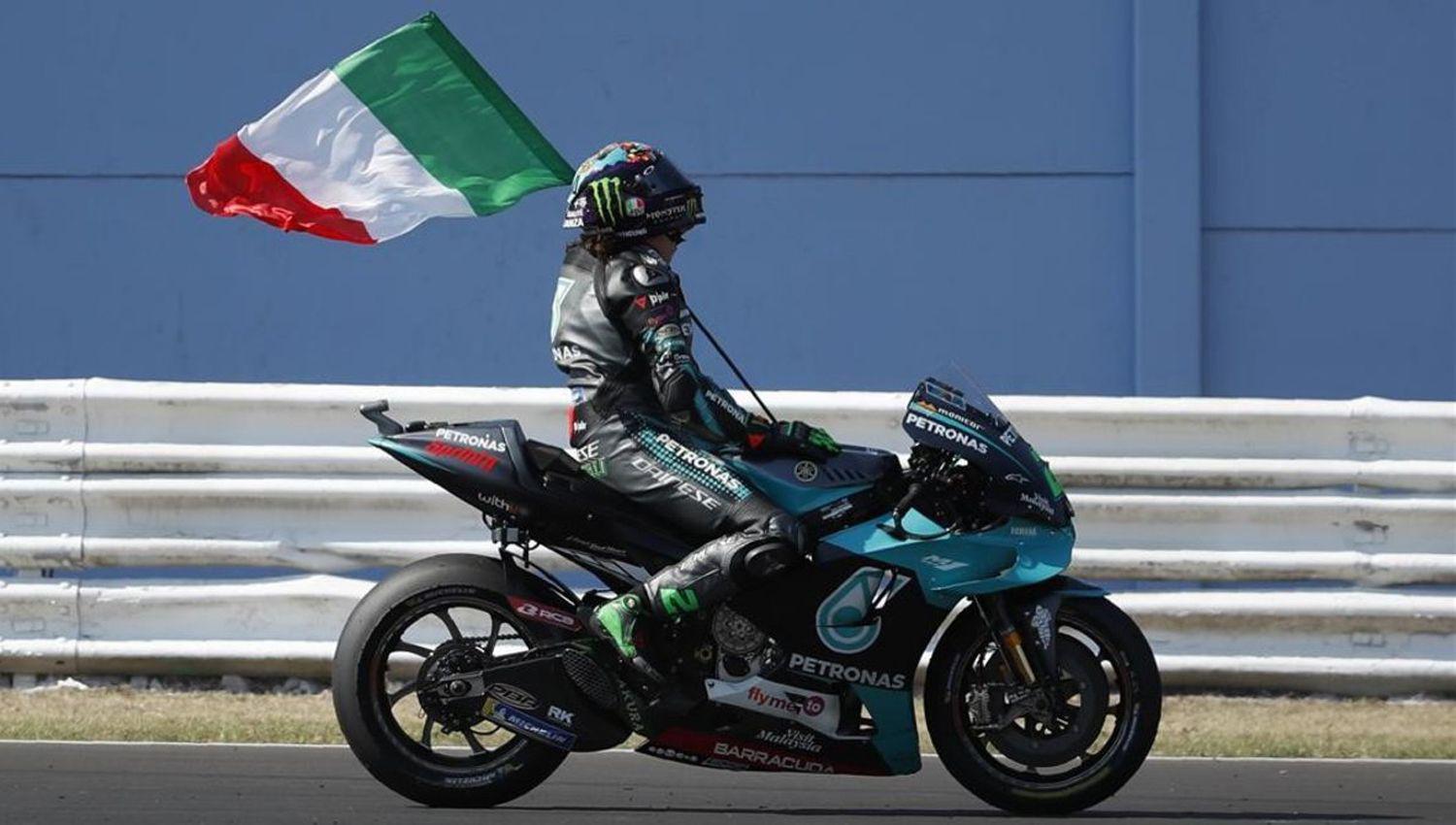 Morbidelli dio la sorpresa  en el Gran Premio de Misano