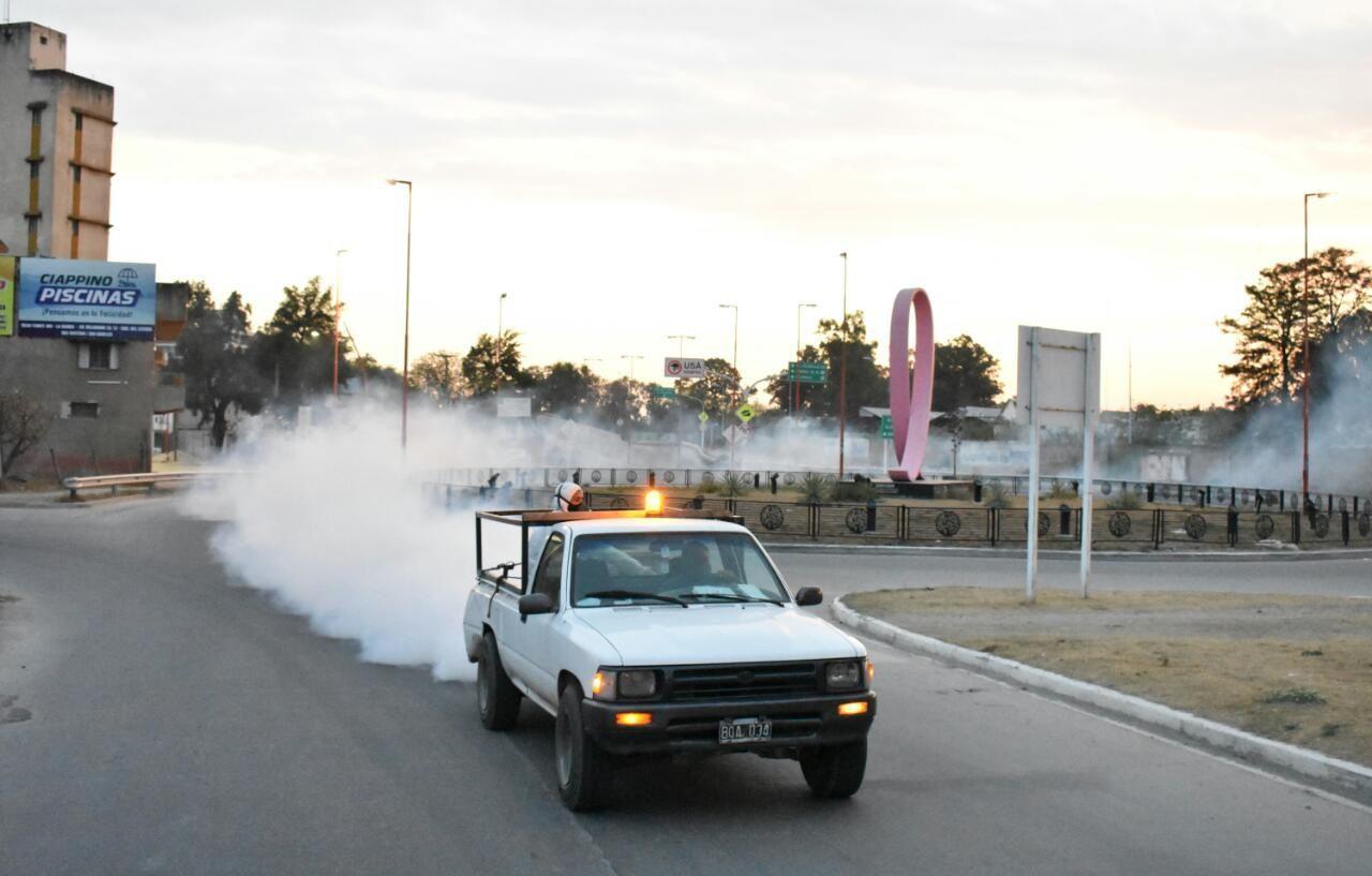 La Municipalidad avanzoacute con las fumigaciones hacia el sector norte