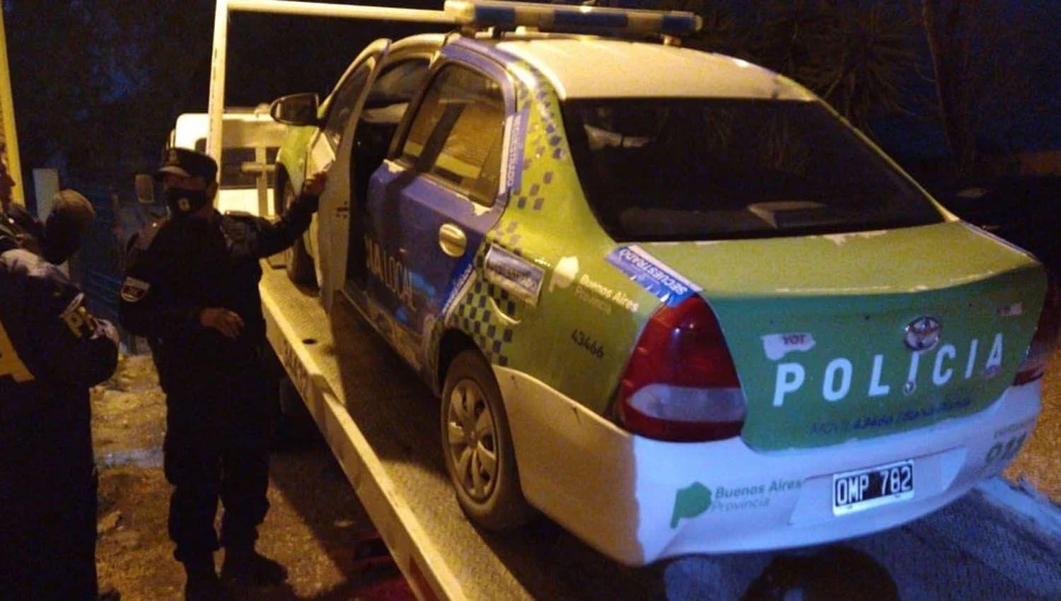 El Toyota Etios de la Policía Local de Bahía Blanca fue peritado por Gendarmería