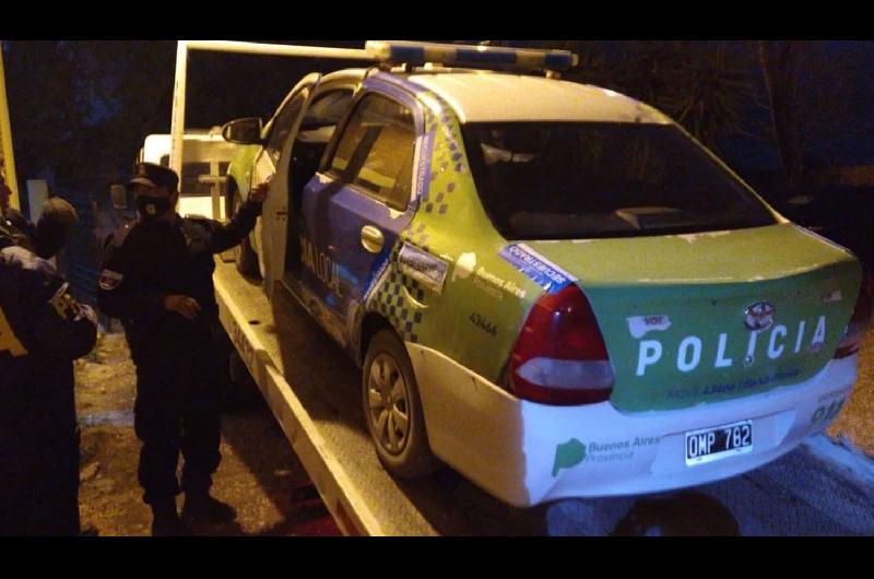 El Toyota Etios de la Policía Local de Bahía Blanca fue peritado por Gendarmería