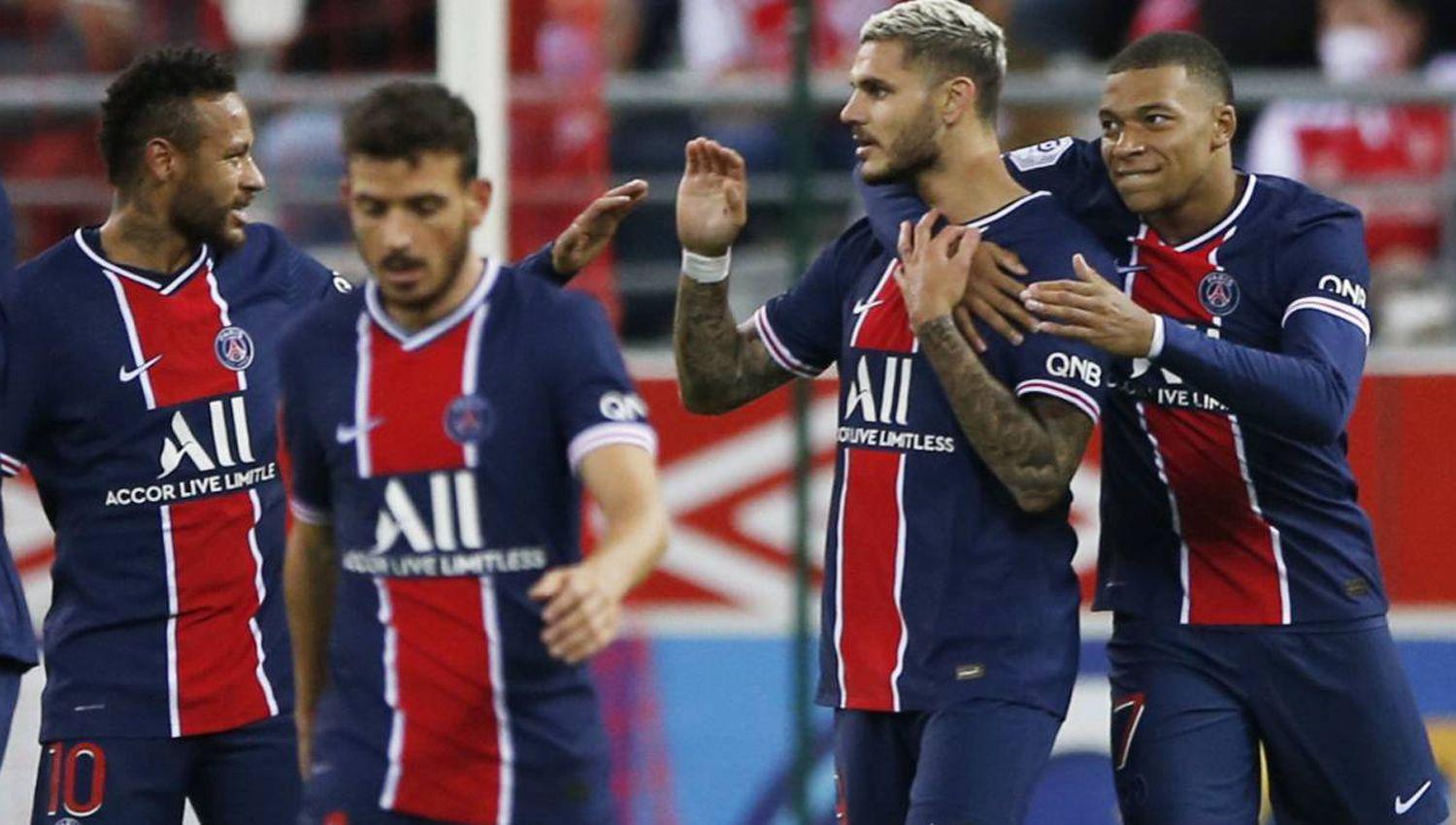 Con dos goles de Mauro Icardi PSG vencioacute a Stade de Reims