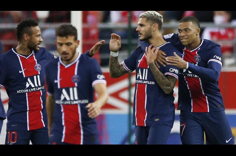 Con dos goles de Mauro Icardi PSG vencioacute a Stade de Reims