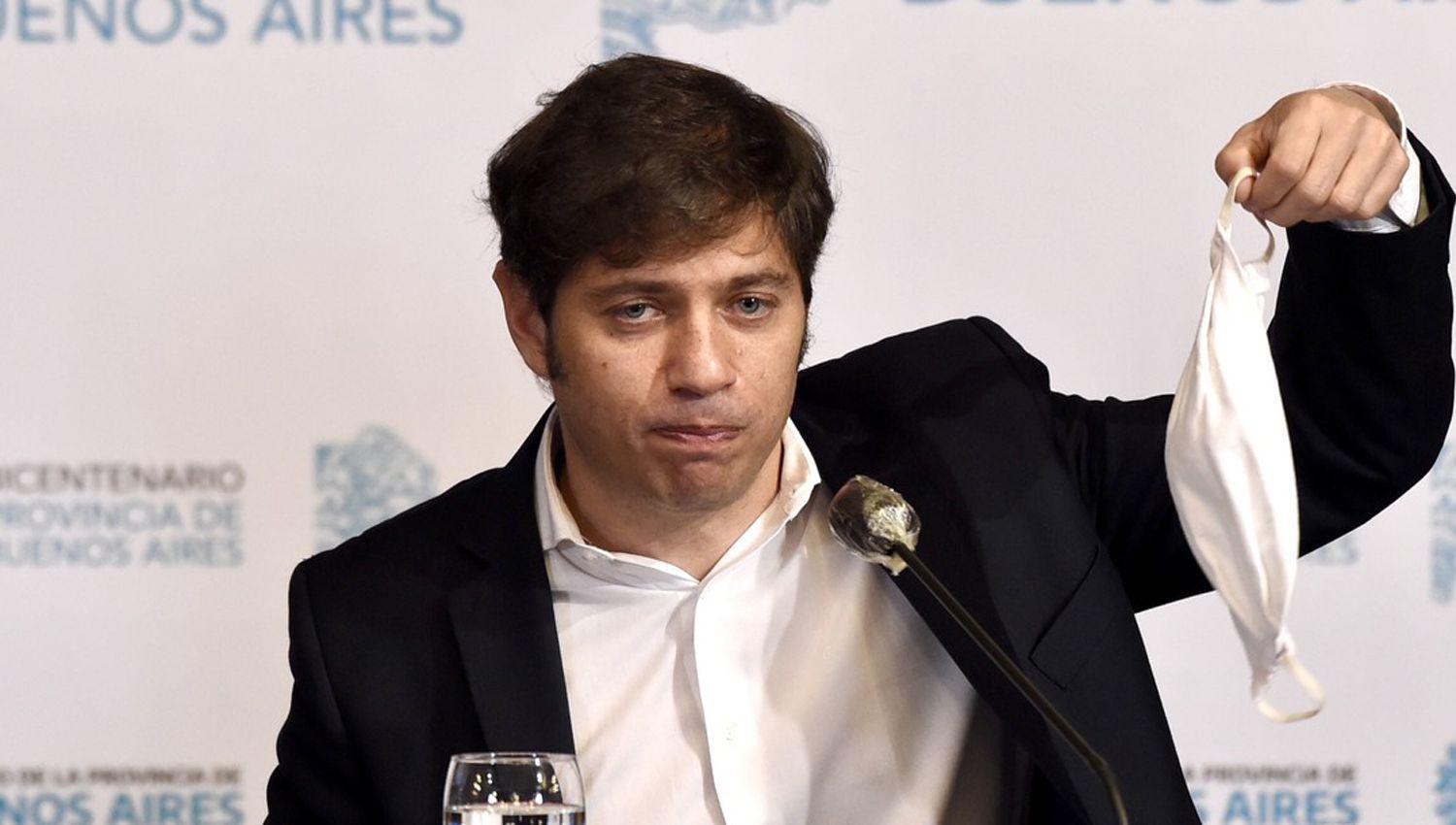 Aislaron al gobernador Kicillof por contacto con un asesor que dio positivo