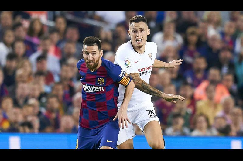 El Barcelona igualoacute con el Sevilla en el estadio Camp Nou