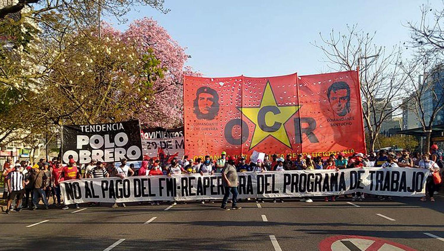 Jornada nacional de protesta contra el hambre y la pobreza