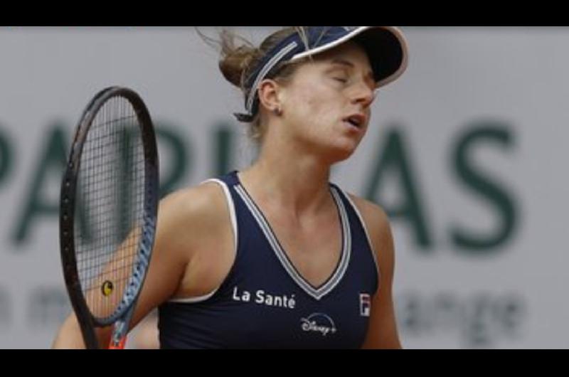 VIDEO  Nadia Podoroska quedoacute eliminada de Roland Garros