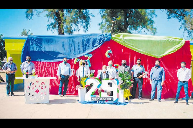 El acto se desarrolló con un reducido grupo de invitados encabezado por el intendente Guerrero
