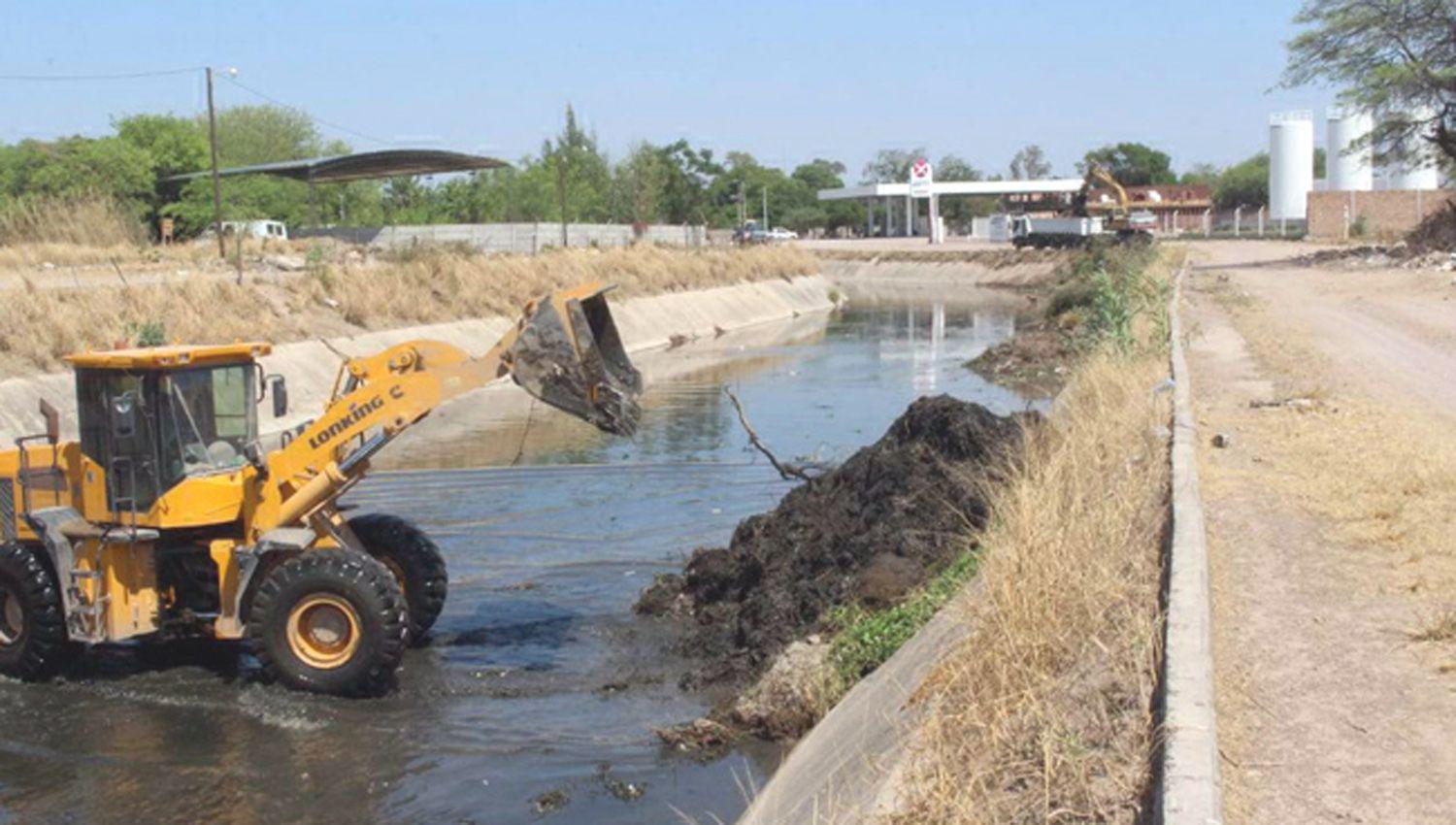 El Desaguumle Pluvial Sud recibioacute obras de mantenimiento