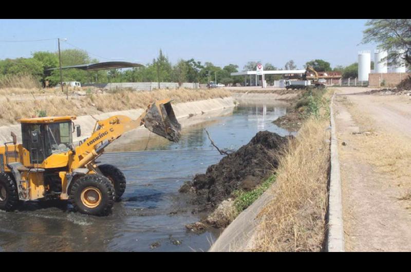 El Desaguumle Pluvial Sud recibioacute obras de mantenimiento