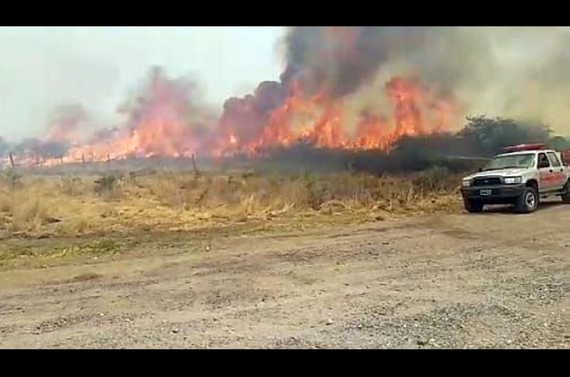 Hemos dispuesto un relevamiento de los daños ganado muerto a raíz del fuego expresó el jefe comunal Antonio Bitar