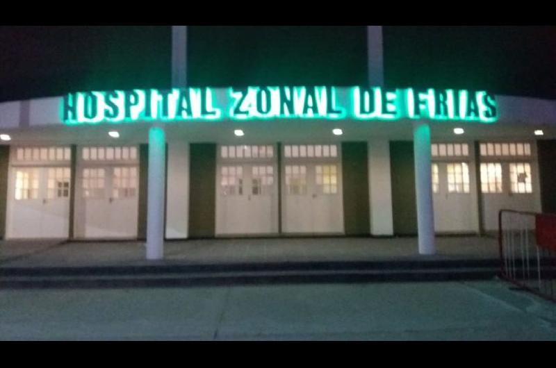 La persona acuchillada fue asistida en la sala de urgencias del Hospital Zonal de Frías