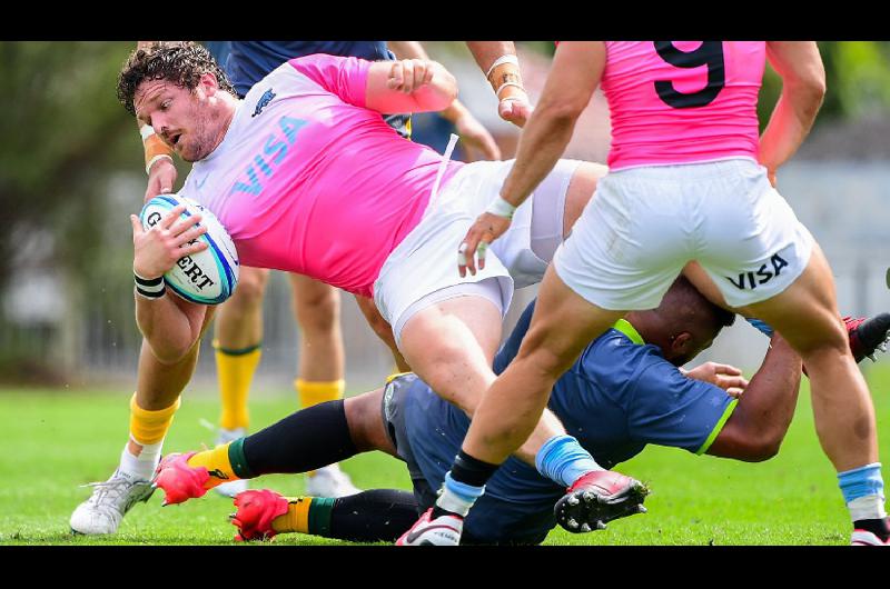 Con el santiaguentildeo Lezana Los Pumas le ganaron 19-15 a Rugby Australia Selection