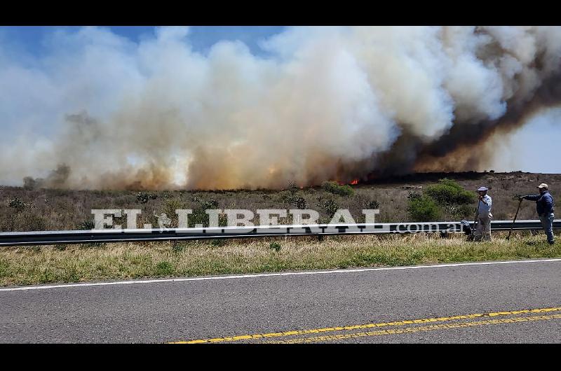 VIDEO E IMAacuteGENES  Nuevos incendios de campos en Ojo de Agua