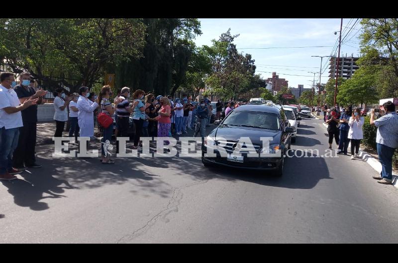 Compantildeeros del Regional despidieron al Dr Moreno Caacuteceres