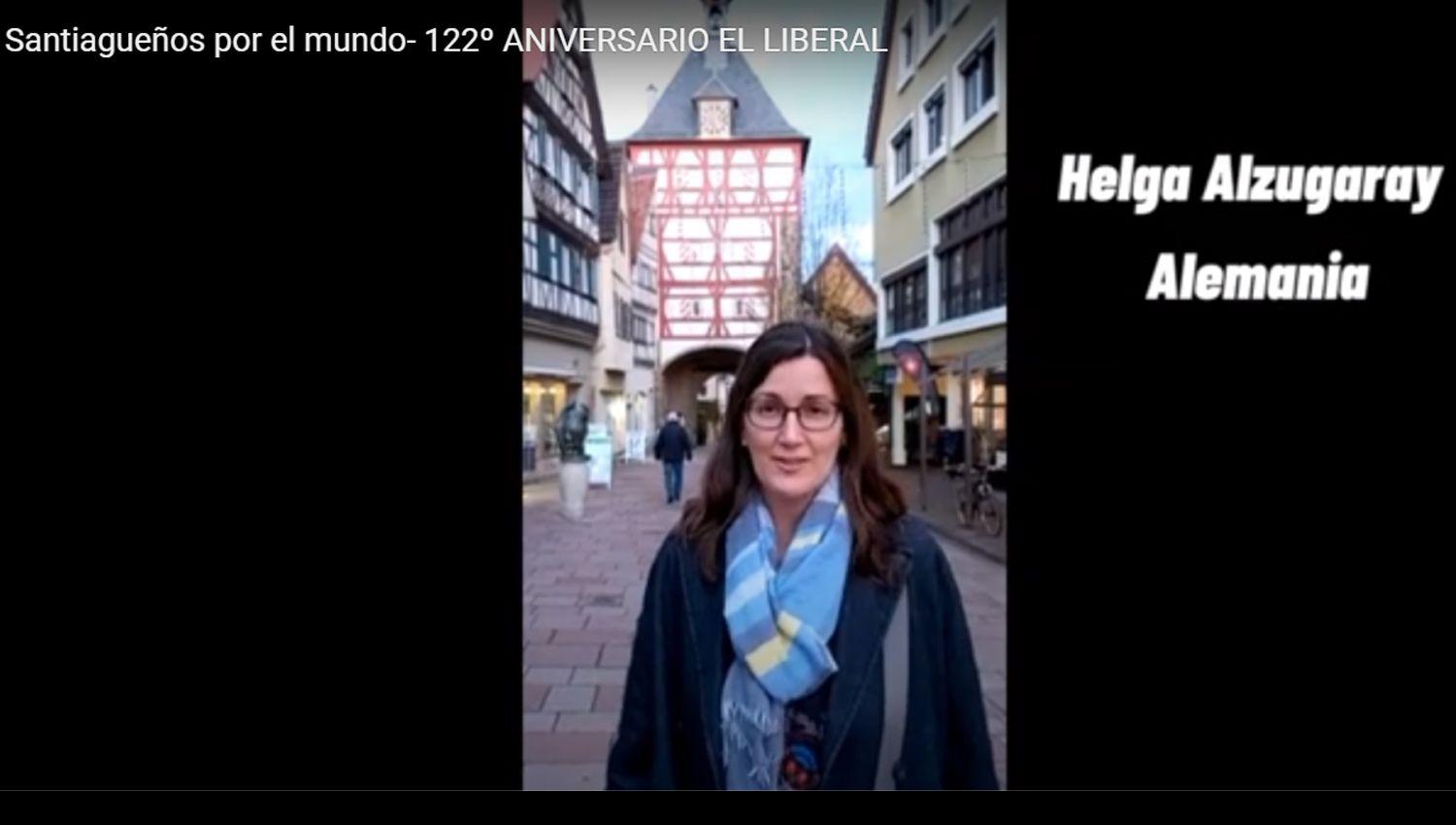 VIDEO  122deg aniversario de EL LIBERAL- El saludo de los santiaguentildeos por el mundo