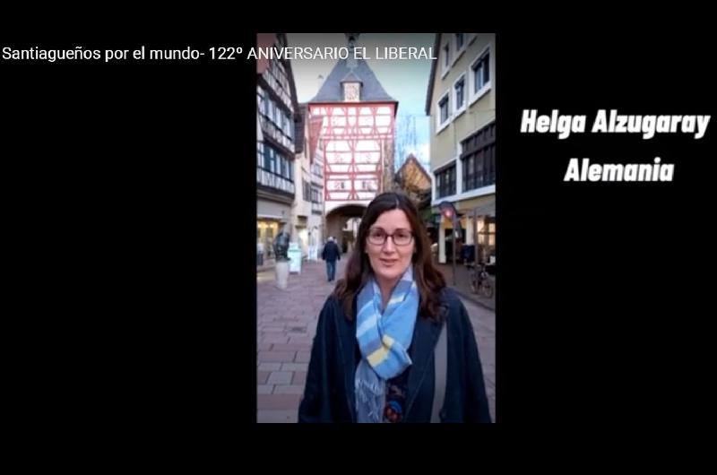 VIDEO  122deg aniversario de EL LIBERAL- El saludo de los santiaguentildeos por el mundo