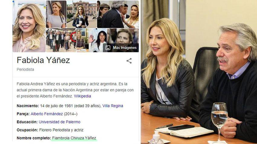 Ocupacioacuten- florero el dato de Google por el que Fabiola Yantildeez iniciaraacute una demanda a Internet