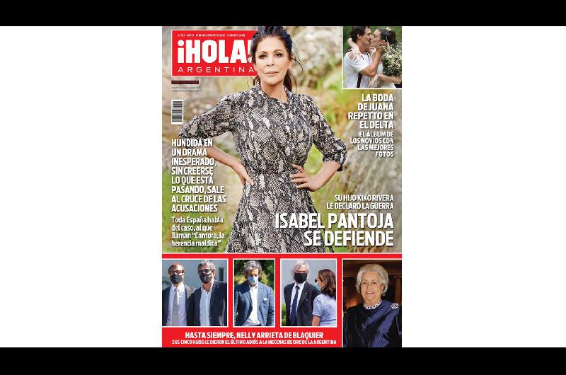 Isabel Pantoja se defiende de los ataques de su propio hijo en una nueva entrega de la revista iexclHOLA Argentina