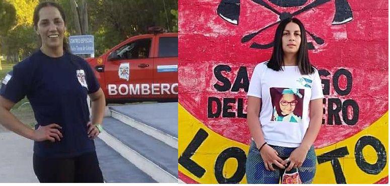 Bomberas santiaguentildeas participaron de carrera virtual internacional por los derechos de nintildeas nintildeos y personas mayores