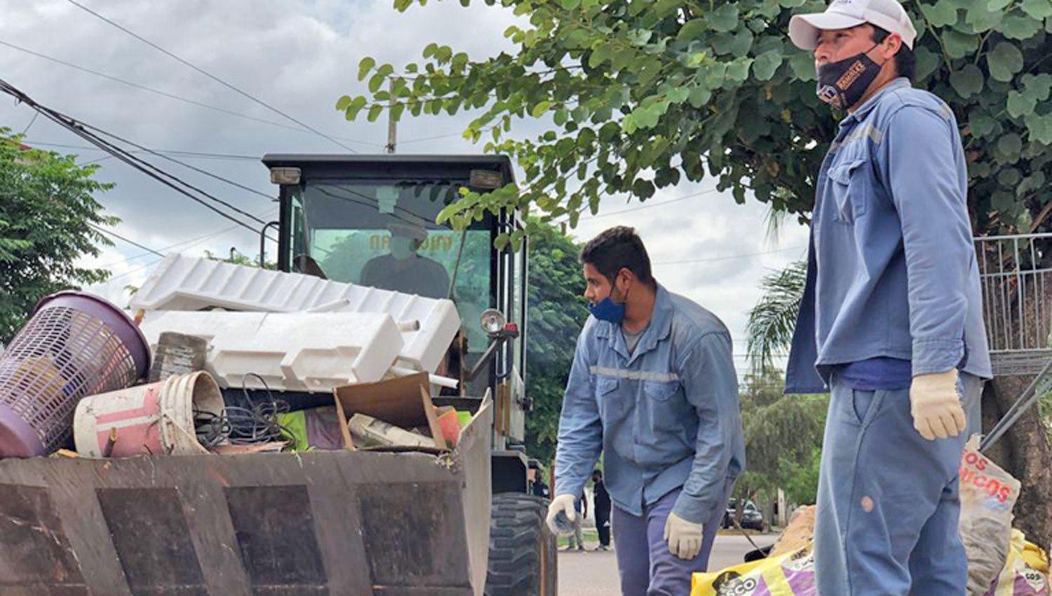 Retiraron chatarra y erradicaron un basural en el Bdeg San Martiacuten