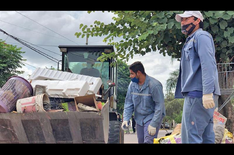 Retiraron chatarra y erradicaron un basural en el Bdeg San Martiacuten