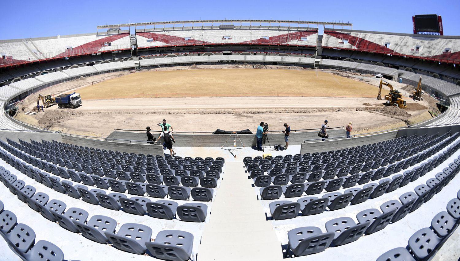 Las obras que se realizan en el estadio Monumental ya estaacuten en su etapa final