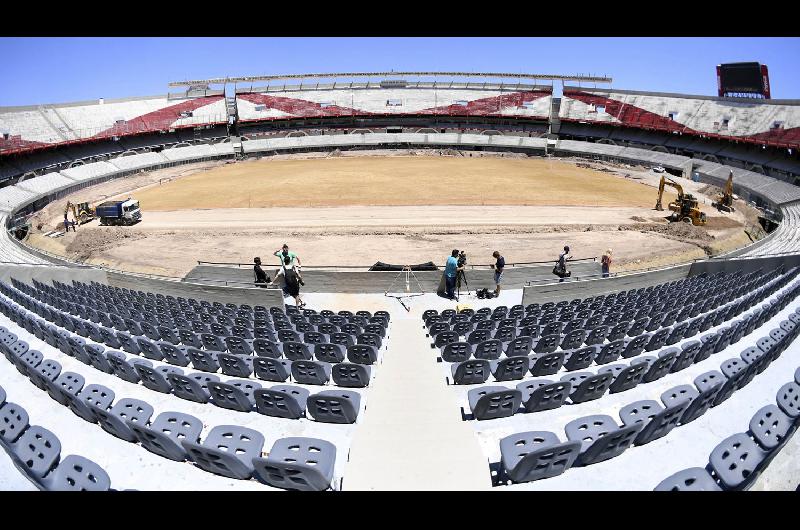 Las obras que se realizan en el estadio Monumental ya estaacuten en su etapa final