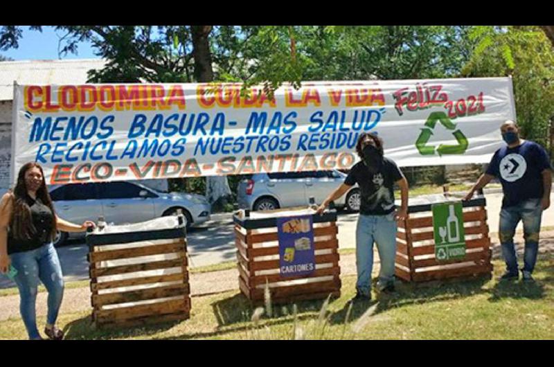 Clodomira- invitan a los vecinos a reciclar residuos