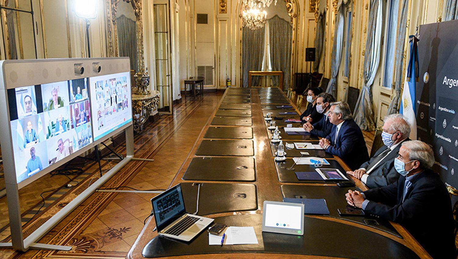 El Presidente tendraacute un encuentro virtual de emergencia con los gobernadores para analizar nuevas restricciones