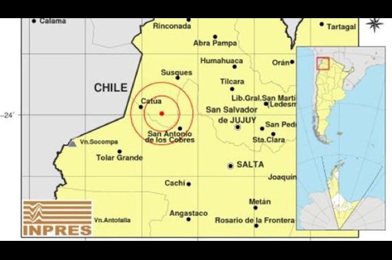 Sismo de 61 grados se sintioacute con fuerza en Salta y Jujuy