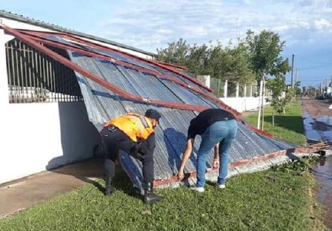 En Bandera trabajan asistiendo a las familias afectadas por el temporal