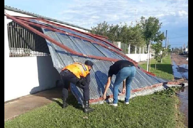 En Bandera trabajan asistiendo a las familias afectadas por el temporal