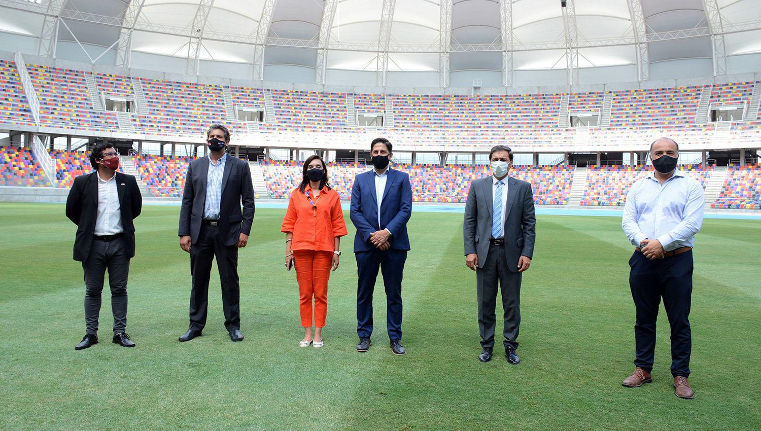 IMaacuteGENES  El ministro Nicolaacutes Trotta visitoacute el Estadio Uacutenico ldquoMadre de Ciudadesrdquo