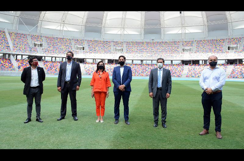 IMaacuteGENES  El ministro Nicolaacutes Trotta visitoacute el Estadio Uacutenico ldquoMadre de Ciudadesrdquo