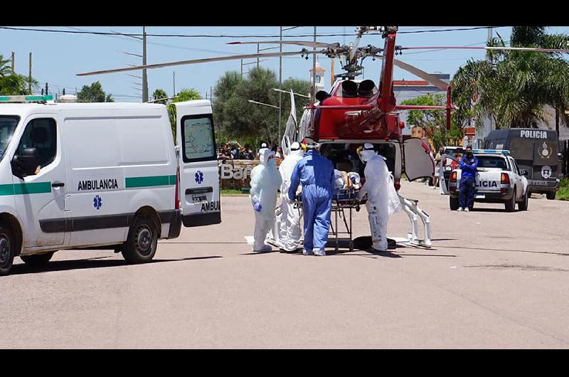 IMAacuteGENES  Coronavirus en Bandera- Trasladaron a Rosario a un productor rural que dio positivo al Covid-19