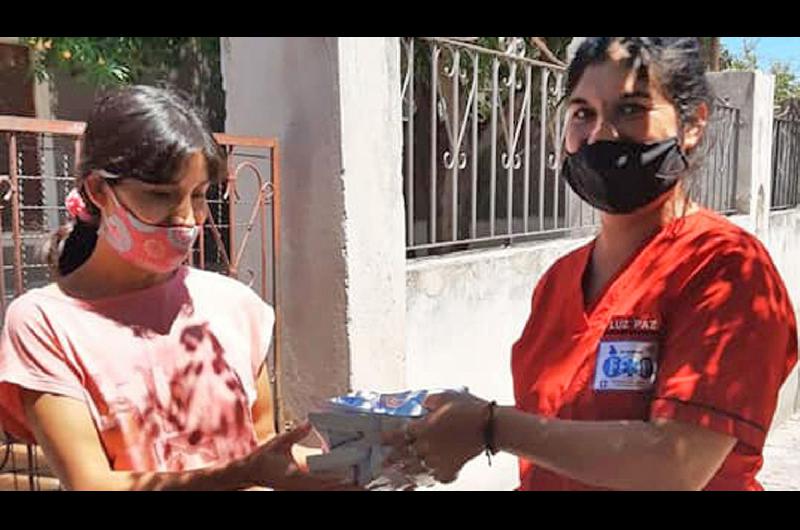 Se distribuyó el kit nutricional en toda la zona de afluencia