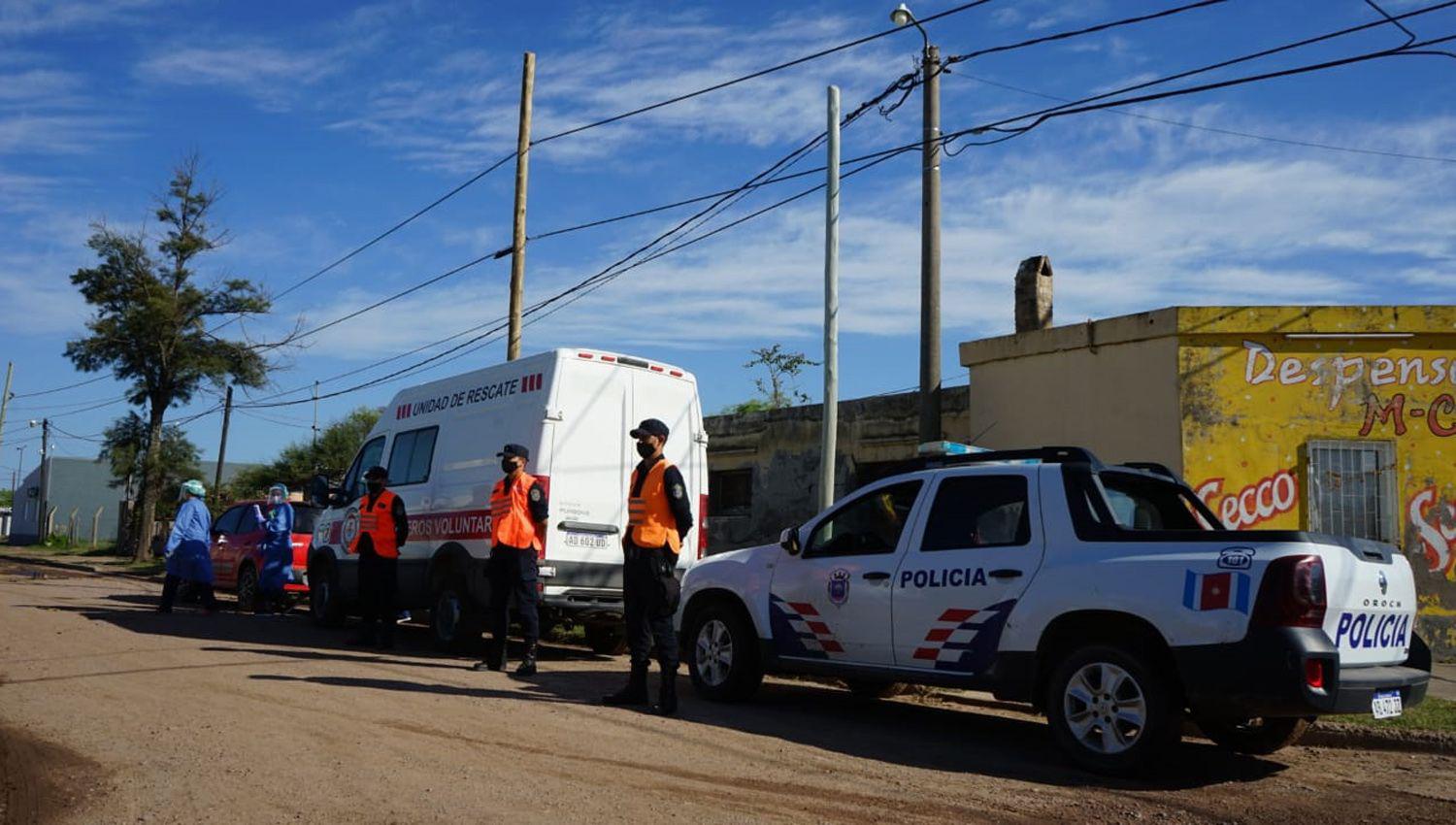 Exitoso regreso del contingente policial que participoacute en el aislamiento de Bandera