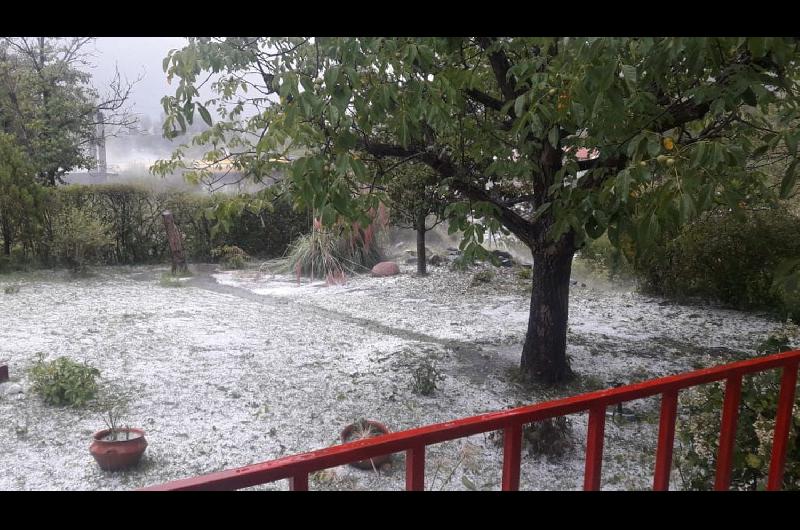 Importante tormenta de granizo afectoacute a El Rodeo