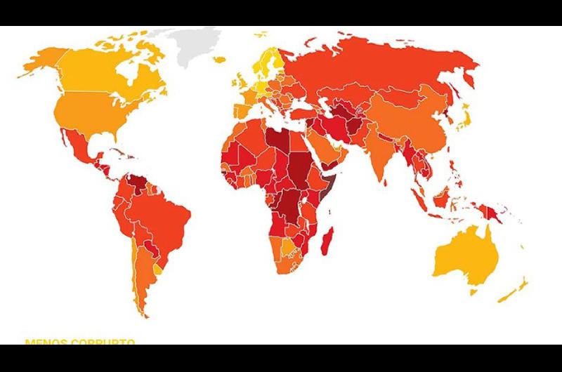 La Argentina descendioacute 12 lugares en el ranking global que mide la corrupcioacuten