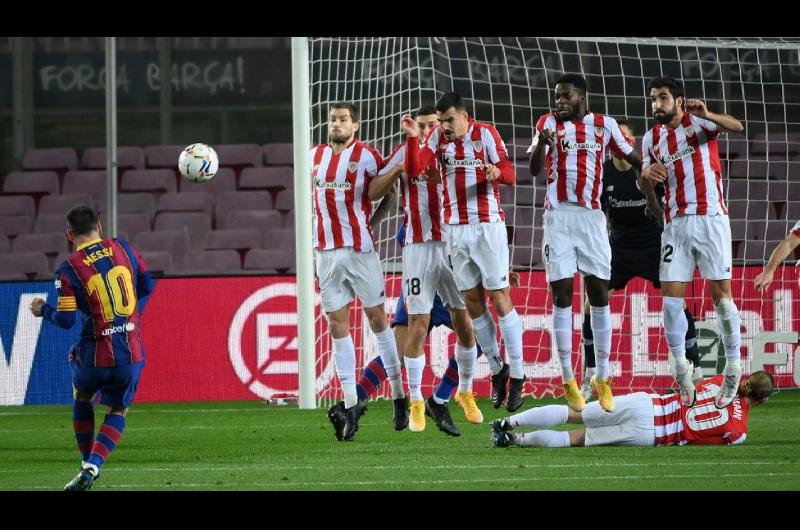 Golazo de Messi para la victoria ante Athletic de Bilbao