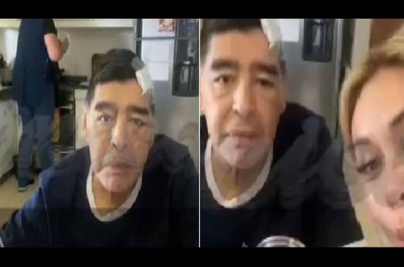 Sale a la luz un video de Diego Maradona tras la operacioacuten en la cabeza