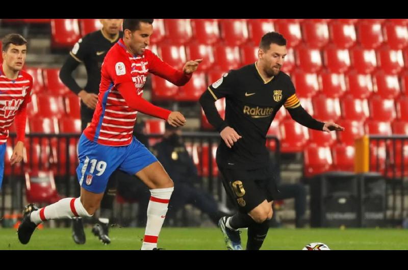 El Barcelona de Messi vencioacute 5 a 3 al Granada y avanzoacute a la semifinal de la Copa del Rey