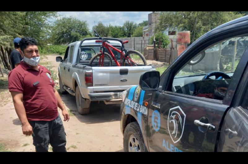 Las caacutemaras de Alerta Banda permitieron hallar una bicicleta sustraiacuteda desde la vereda de un comercio