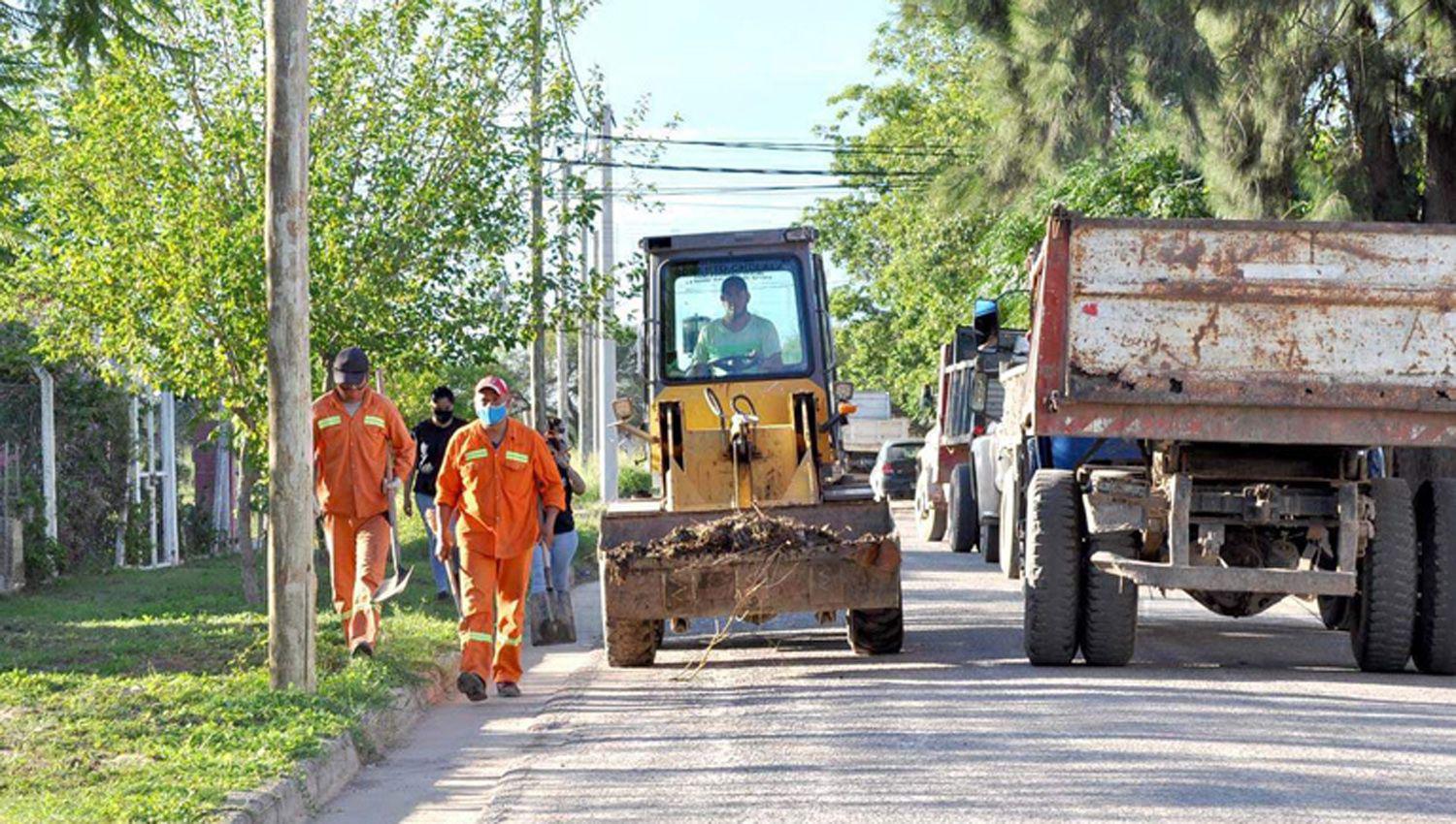 Realizaron un operativo integral de higiene en cuatro barrios