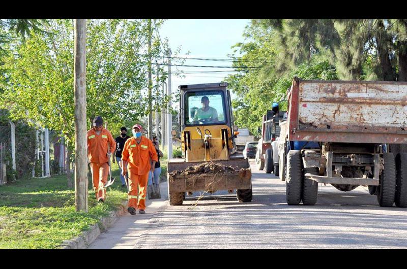 Realizaron un operativo integral de higiene en cuatro barrios