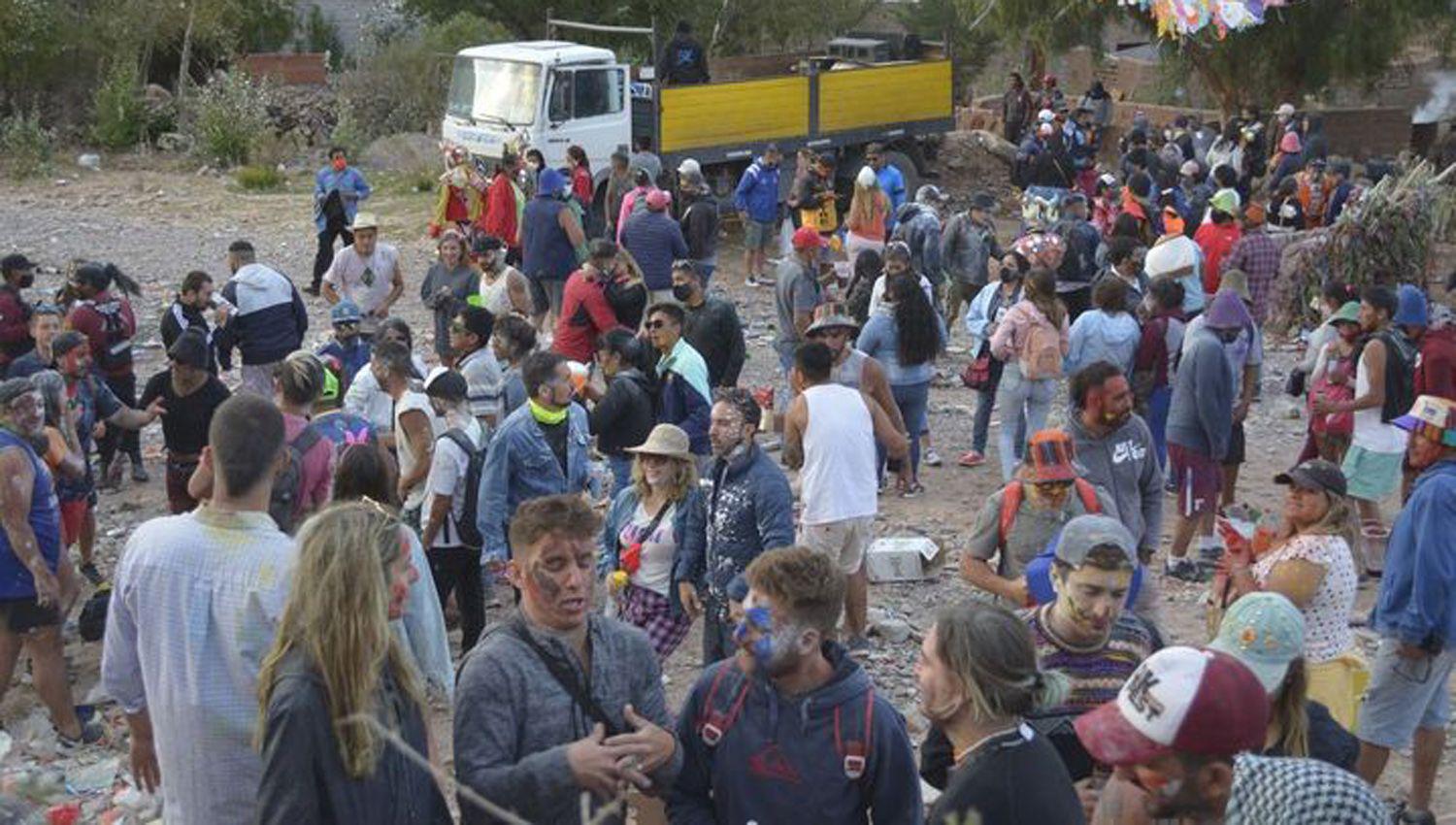 Descontrol total en los carnavales de La Quebrada jujentildea