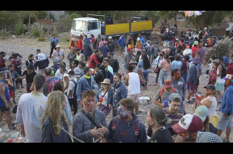 Descontrol total en los carnavales de La Quebrada jujentildea