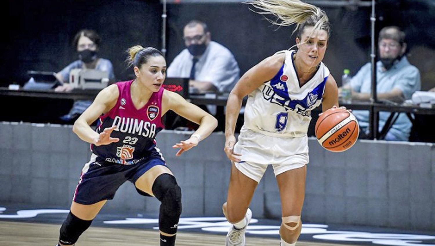 Luciana Delabarba terminó con 15 puntos 4 rebotes y 1 asistencia pero no pudo evitar la derrota ante Vélez en el debut liguero