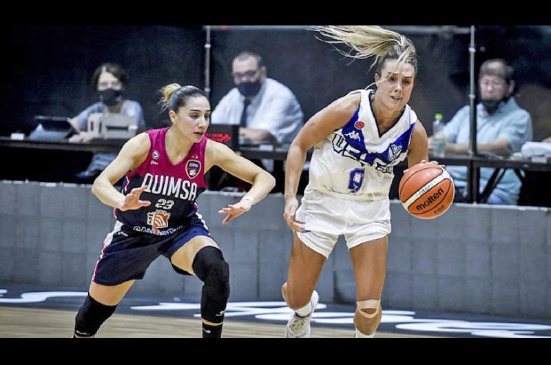 Luciana Delabarba terminó con 15 puntos 4 rebotes y 1 asistencia pero no pudo evitar la derrota ante Vélez en el debut liguero